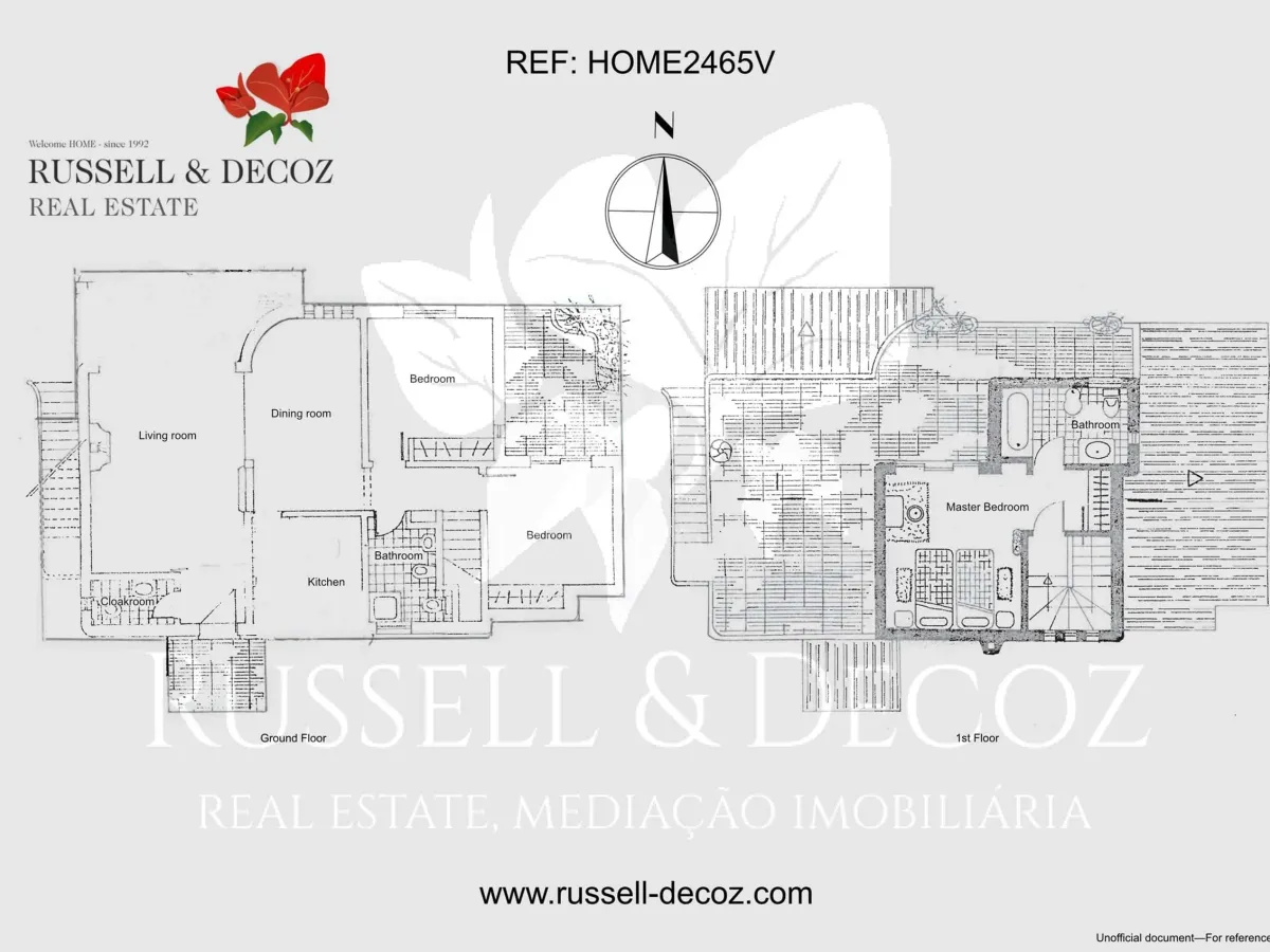 Detached 3 bedroom country villa with large pool, garage / studio & garden. Near Olhão