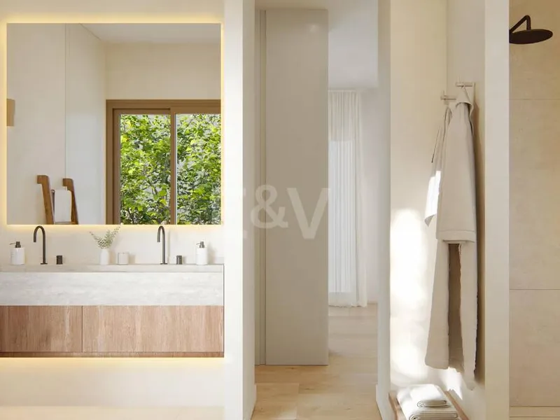 Andalusian Style Villa with Scandinavian Design in Peaceful Gated Community