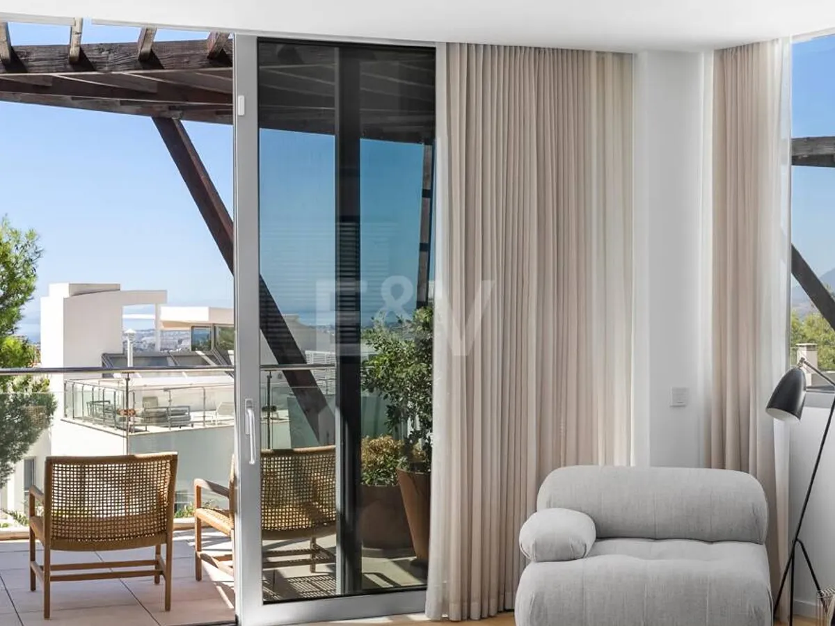 Contemporary Style Semi-Detached Residence with Sea Views and Private Pool in Meisho Hills, Sierra Blanca