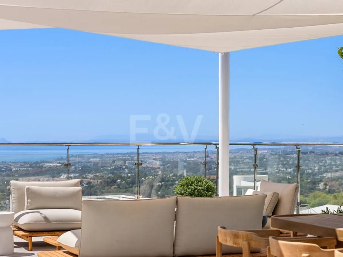 Contemporary Style Semi-Detached Residence with Sea Views and Private Pool in Meisho Hills, Sierra Blanca