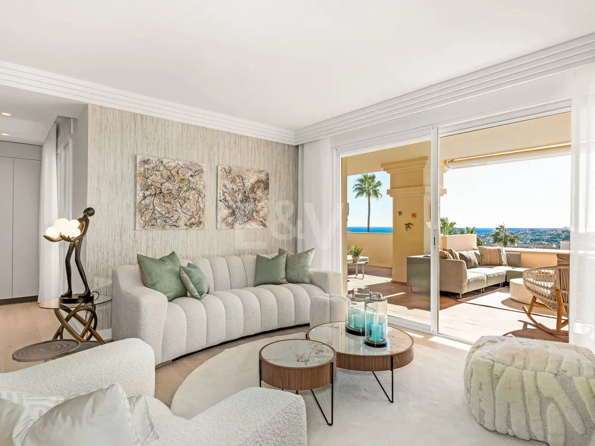 Spacious Apartment with Sea Views in a Prestigious Gated Community