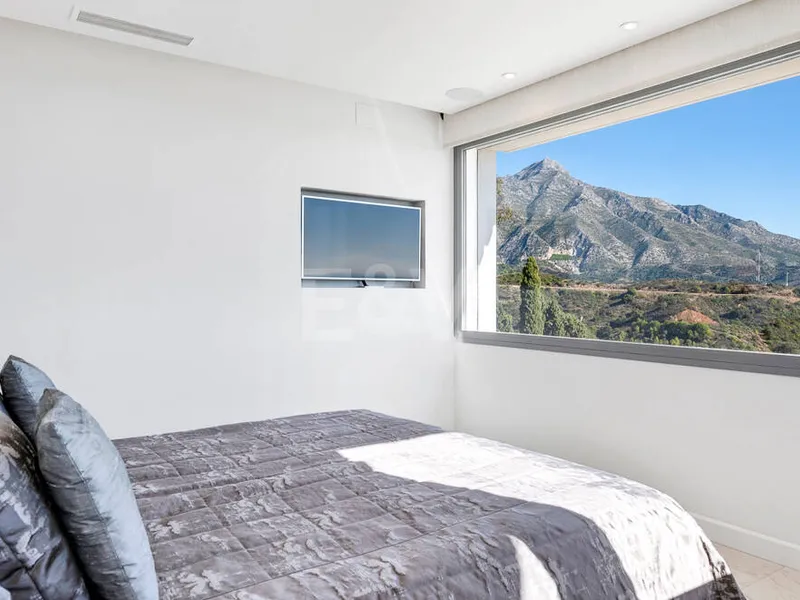 Contemporary Luxury Villa with Sea and Mountain Views