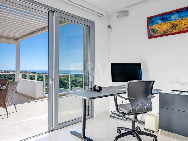 Contemporary Luxury Villa with Sea and Mountain Views