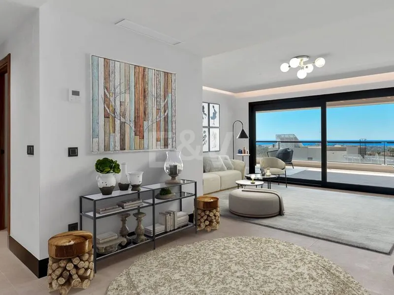 Luxury brand new apartment with open sea views