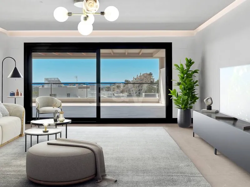 Luxury brand new apartment with open sea views