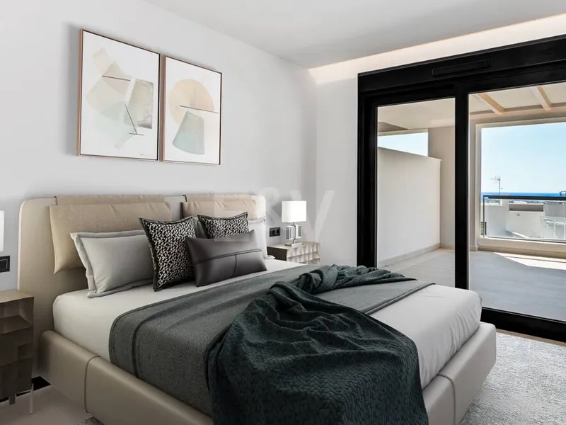 Luxury brand new apartment with open sea views