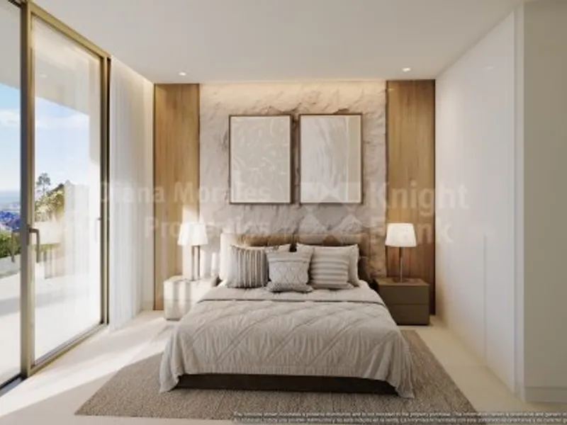 First-floor two-bedroom apartment with sea views in Real de la Quinta