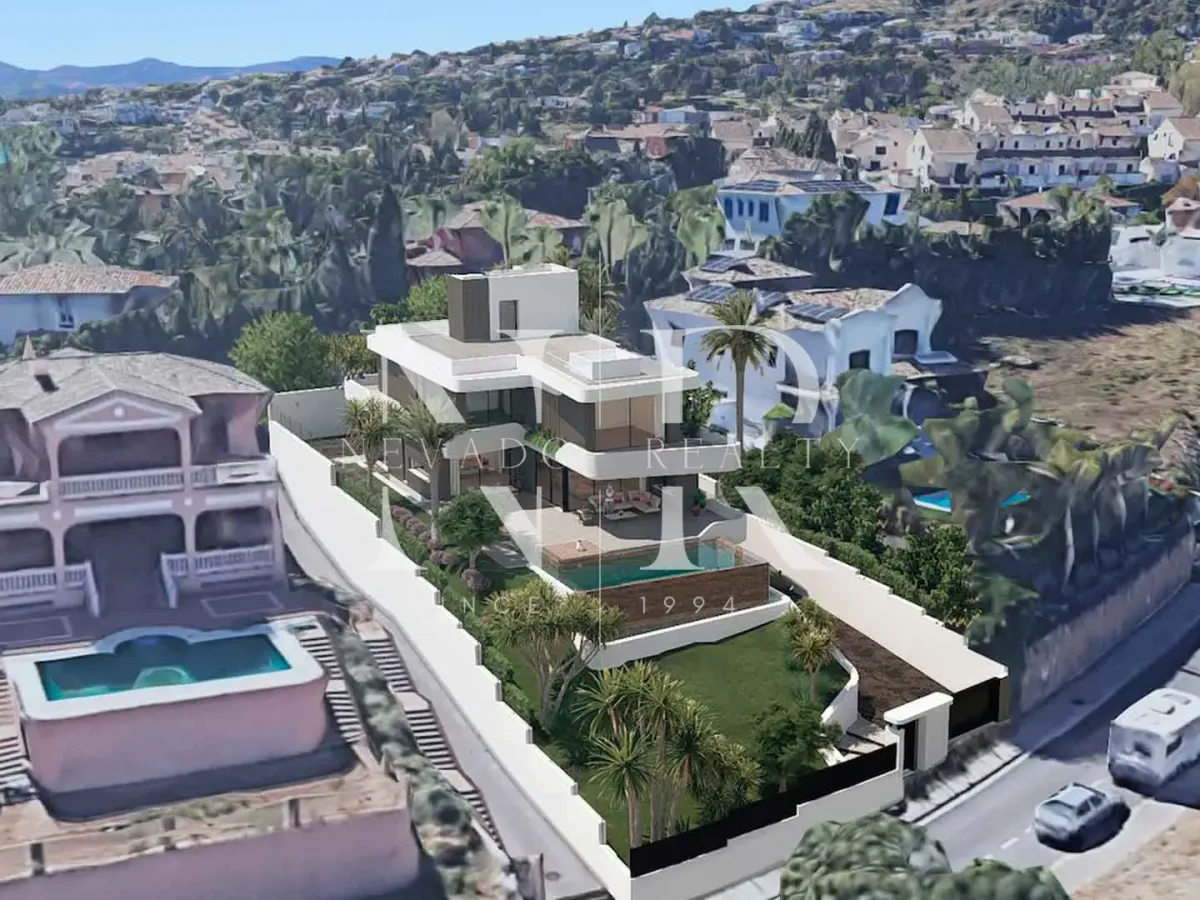 Plot in the Xarblanca residential area with panoramic sea views for sale