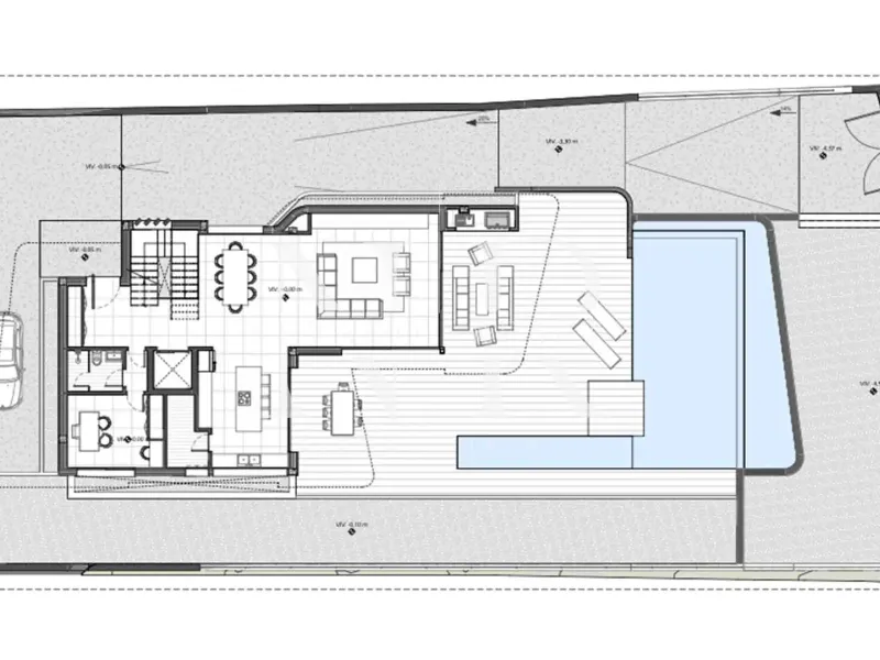 Villa in the Xarblanca residential development under construction for sale