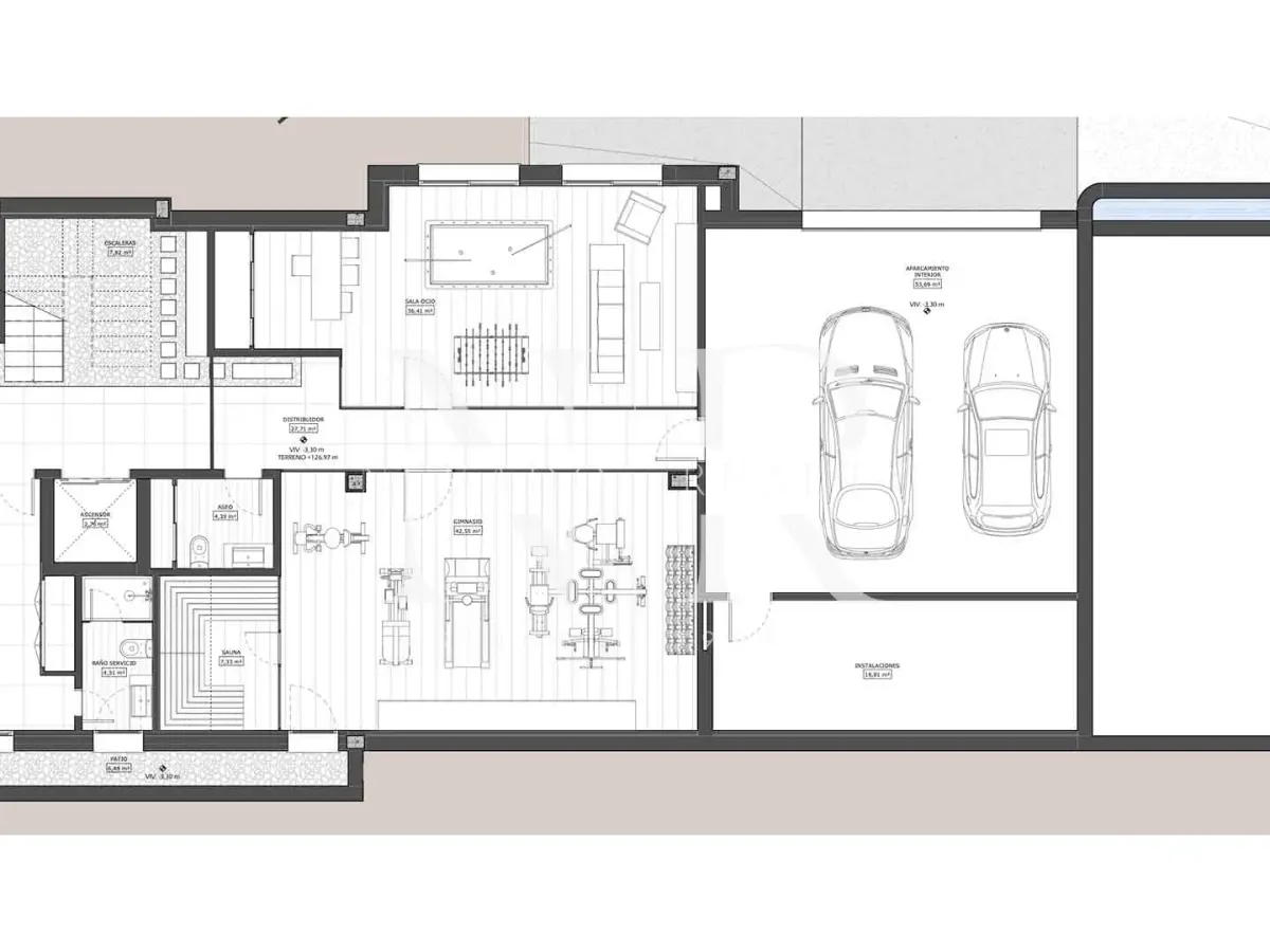Villa in the Xarblanca residential development under construction for sale