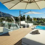 Frontline golf villa in Las Brisas with panoramic views for sale 4