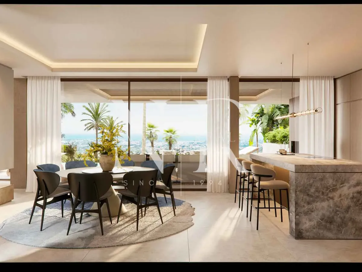 Villa in Nueva Andalucía under construction in a gated community for sale