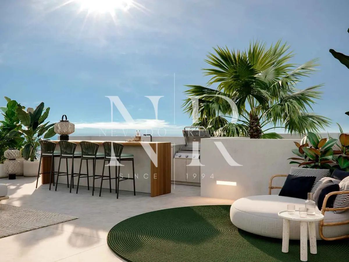 Villa in Nueva Andalucía under construction in a gated community for sale