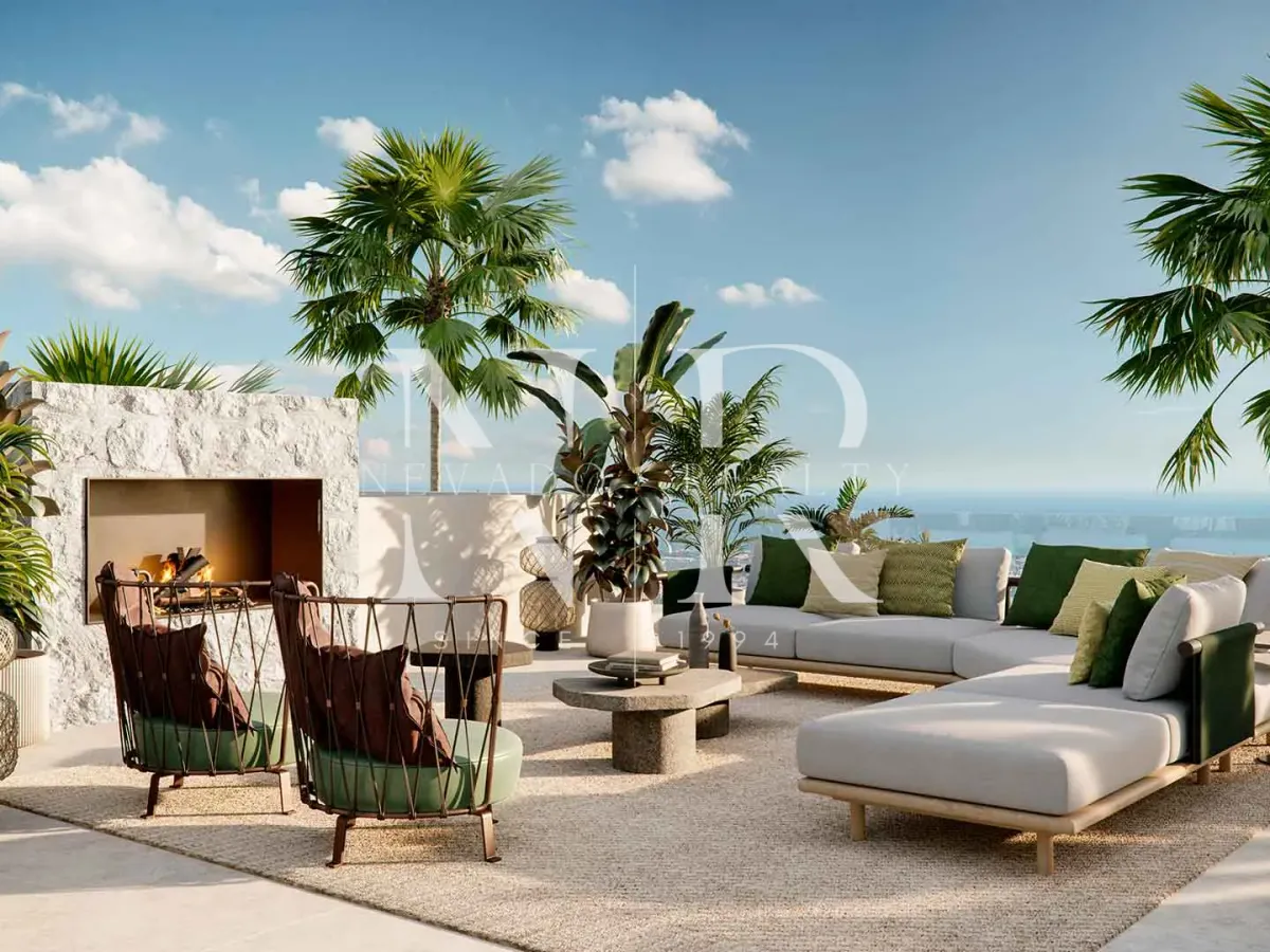 Villa in Nueva Andalucía under construction in a gated community for sale