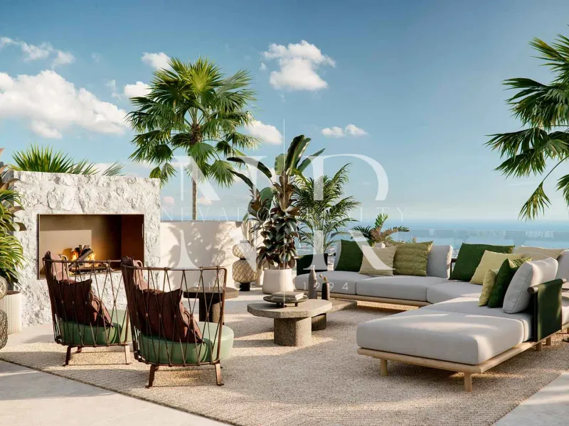 Villa in Nueva Andalucía under construction in a gated community for sale