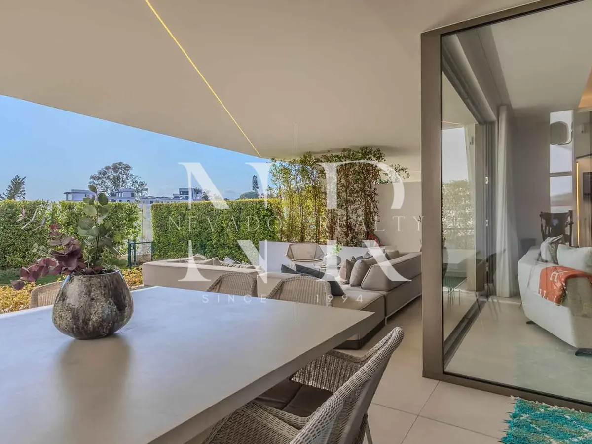 Newly built semi-detached villa in Nueva Andalucia with panoramic sea views for sale