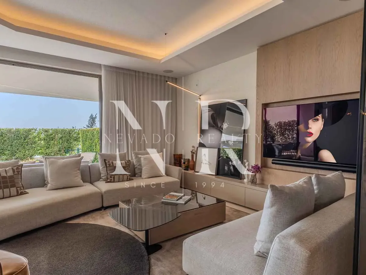 Newly built semi-detached villa in Nueva Andalucia with panoramic sea views for sale