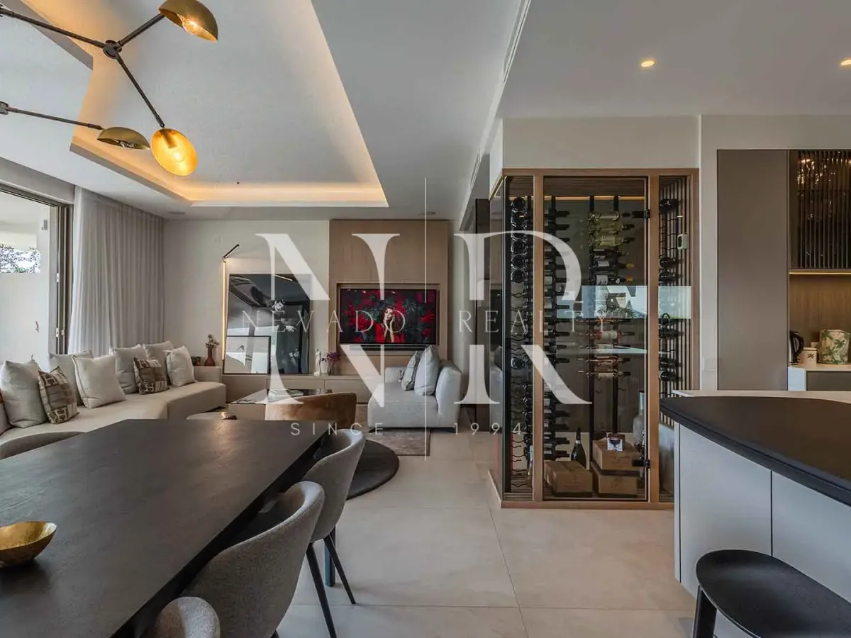 Newly built semi-detached villa in Nueva Andalucia with panoramic sea views for sale