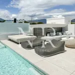 Newly built semi-detached villa in Nueva Andalucia with panoramic sea views for sale 12