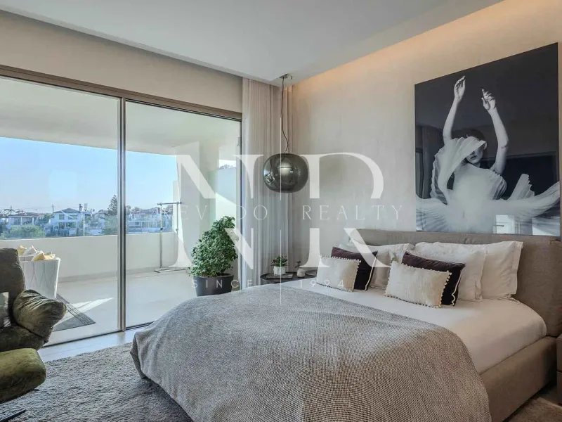 Newly built semi-detached villa in Nueva Andalucia with panoramic sea views for sale