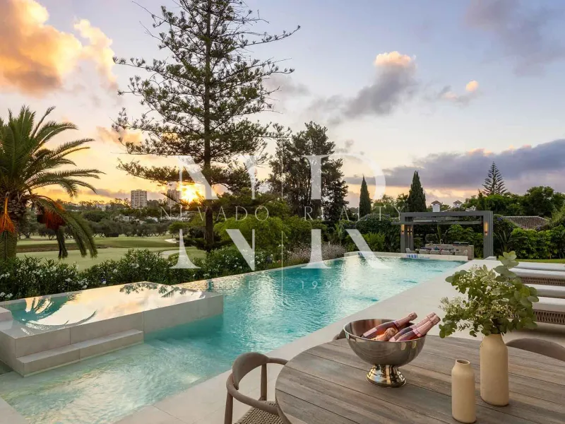 Frontline golf villa in Las Brisas Golf with panoramic views for sale