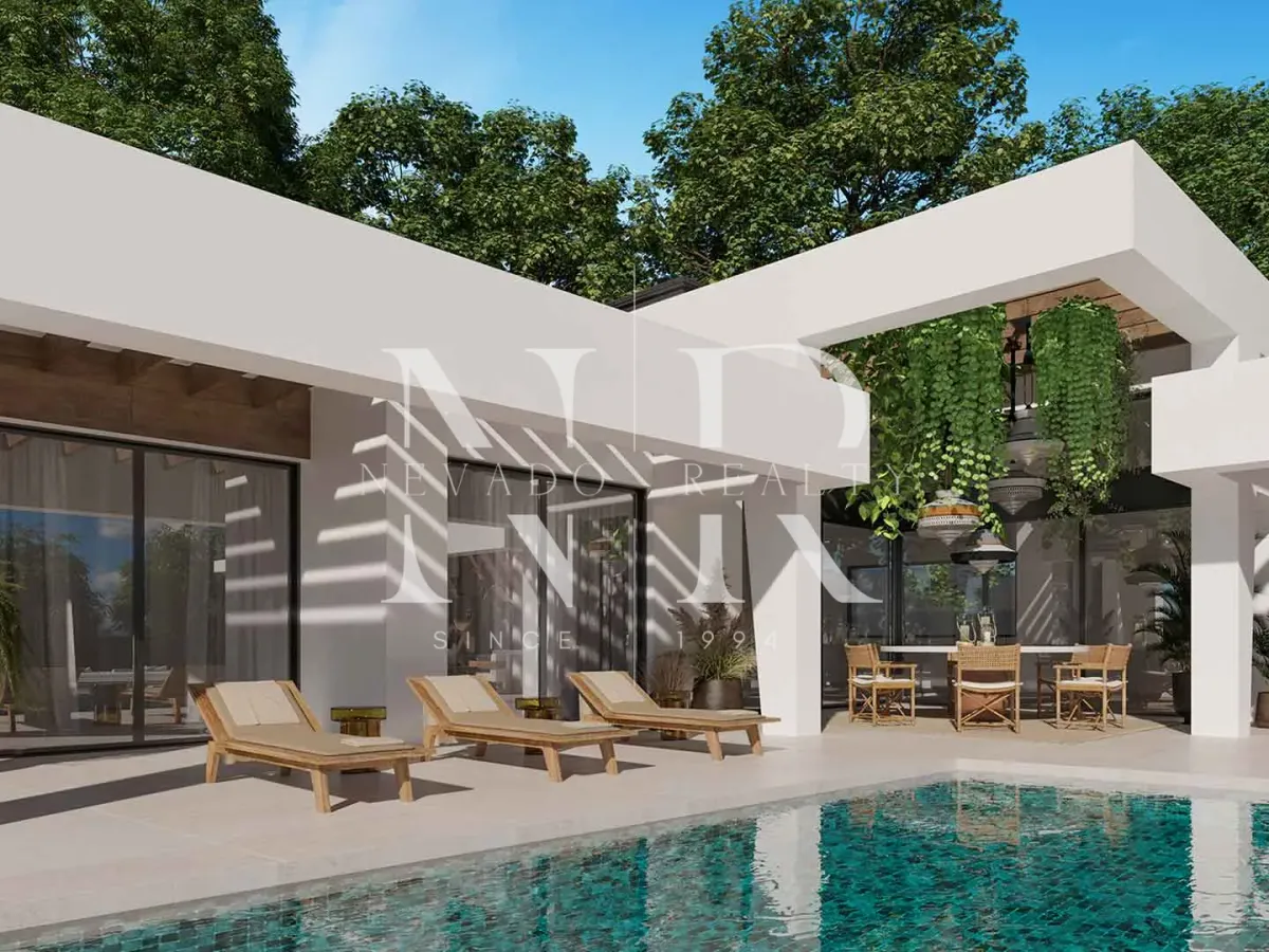 Single-storey villa under construction in Nueva Andalucía for sale