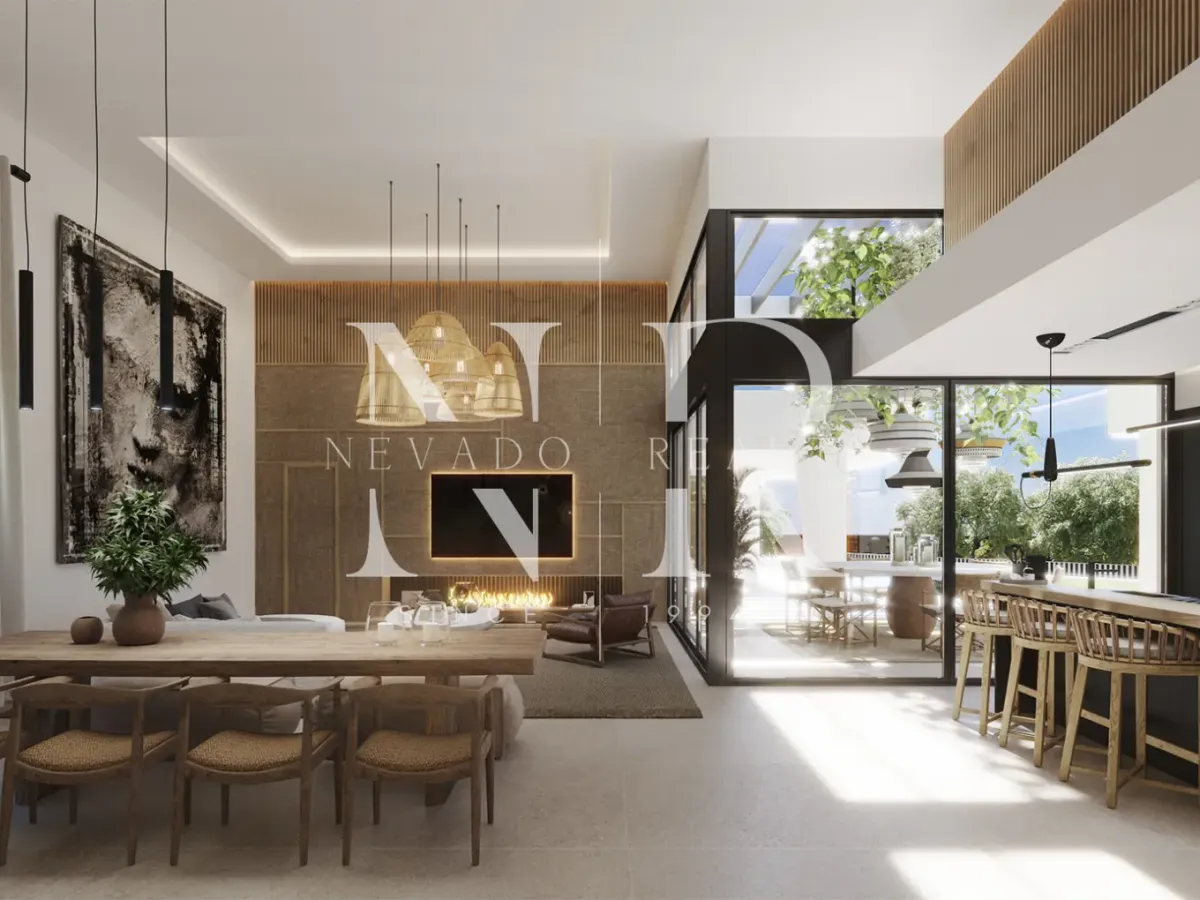 Single-storey villa under construction in Nueva Andalucía for sale