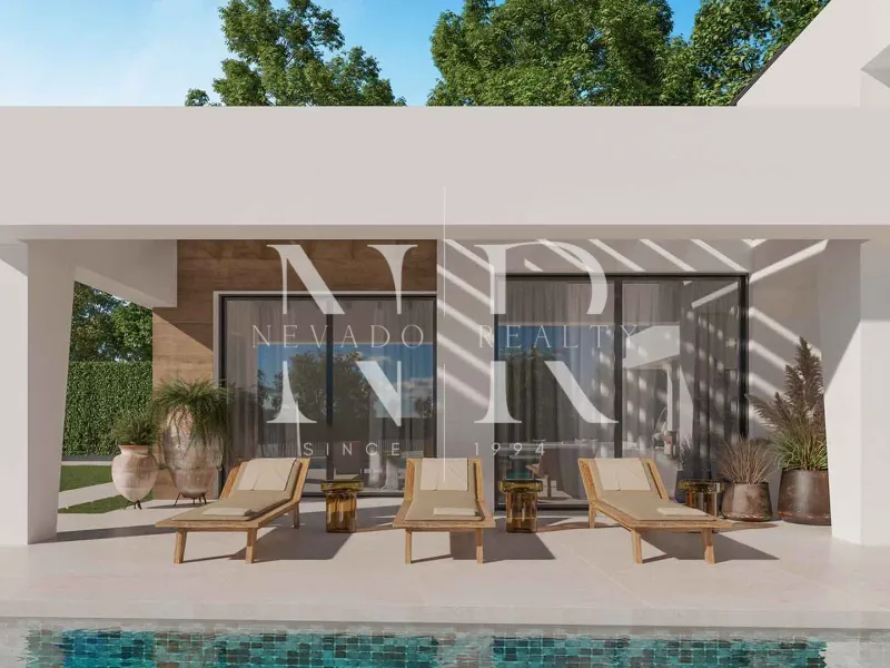 Single-storey villa under construction in Nueva Andalucía for sale