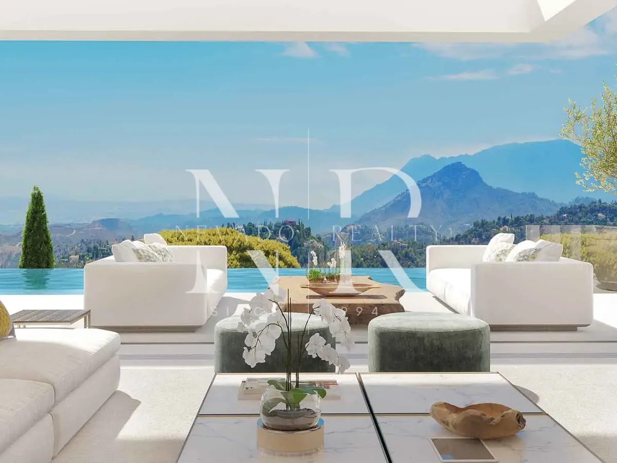 Villa under construction in El Real de la Quinta with panoramic sea views for sale