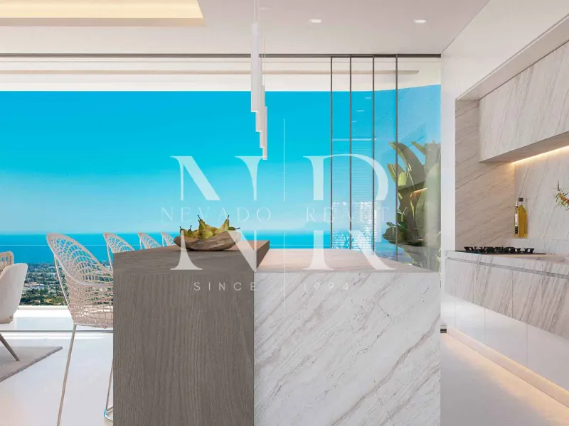 Villa under construction in El Real de la Quinta with panoramic sea views for sale