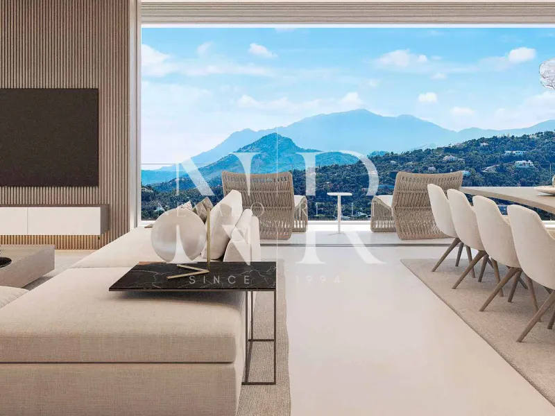 Villa under construction in El Real de la Quinta with panoramic sea views for sale