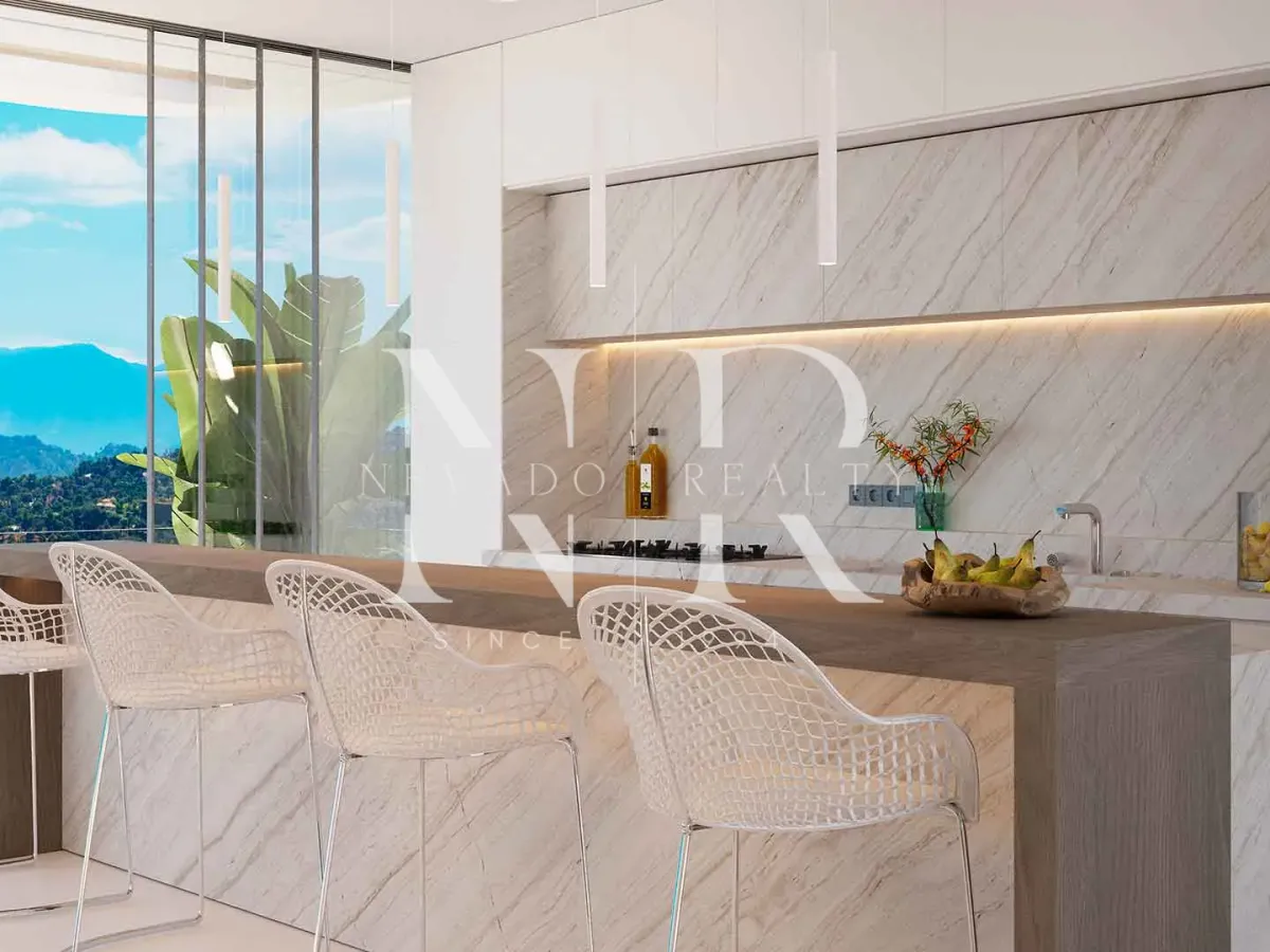 Villa under construction in El Real de la Quinta with panoramic sea views for sale