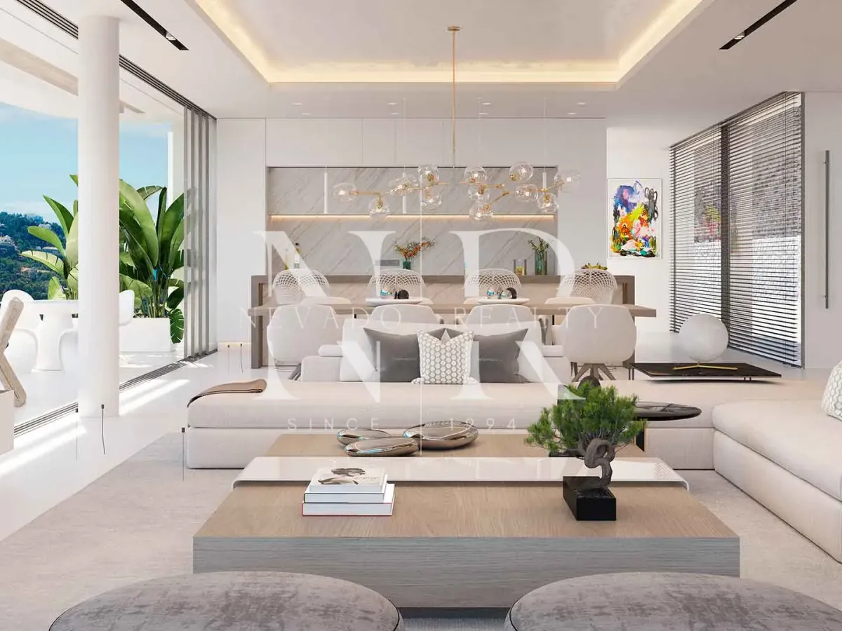 Villa under construction in El Real de la Quinta with panoramic sea views for sale