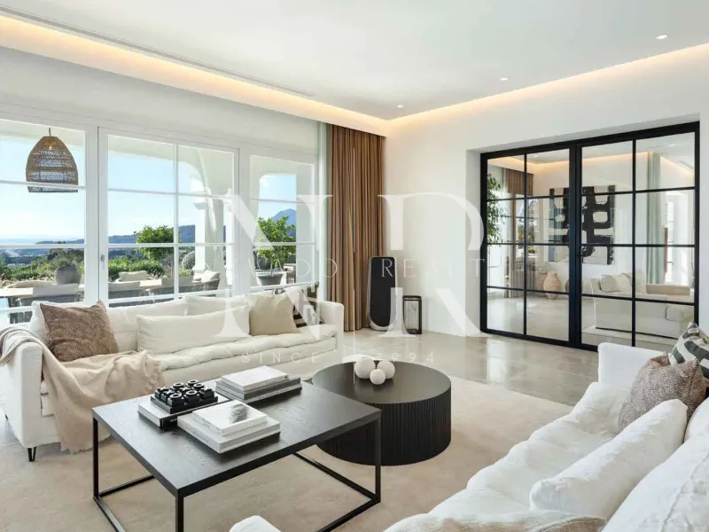 Villa in Marbella Club Golf Resort with panoramic sea views for sale