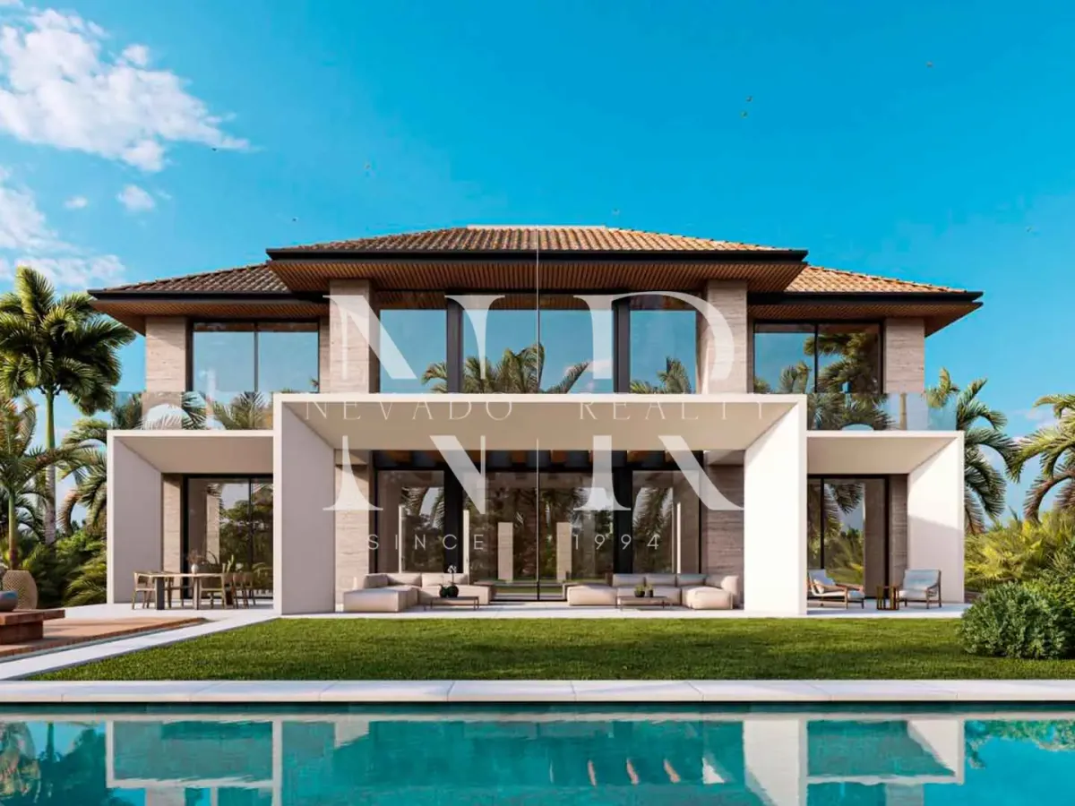 Villa under construction for sale in La Alquería with sea and golf views