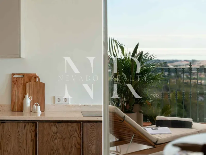 Flat in Urbanisation Monte Halcones with panoramic sea views for sale