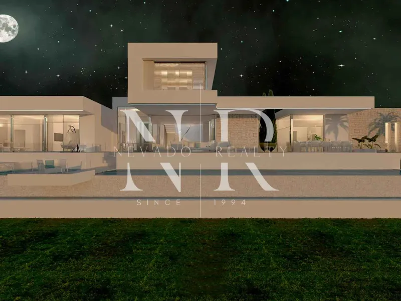 Villa project in Los Flamingos Golf urbanization with sea views for sale