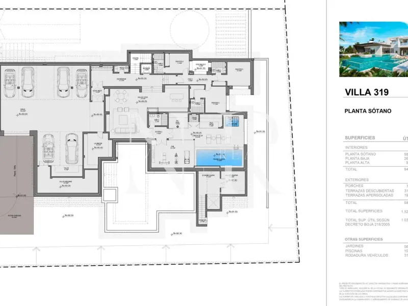 Project of a villa in El Paraiso with sea views for sale, Benahavis