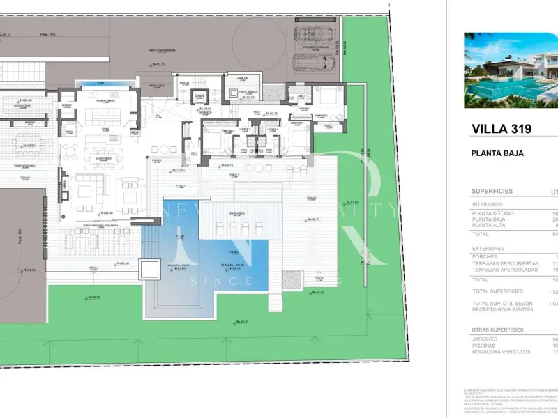 Project of a villa in El Paraiso with sea views for sale, Benahavis