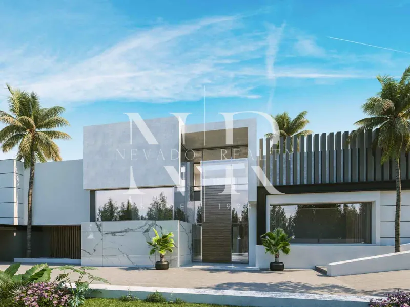 Project of a villa in El Paraiso with sea views for sale, Benahavis