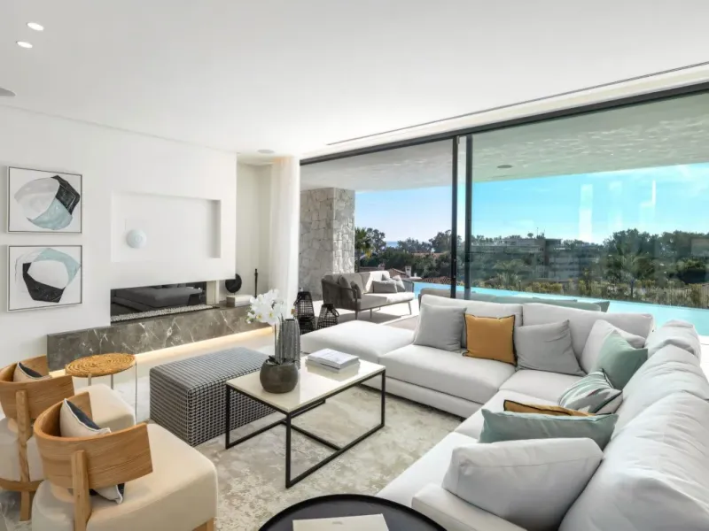 New 5 bedroom villa for sale close to the beach in Carib Playa, East Marbella on the Costa del Sol