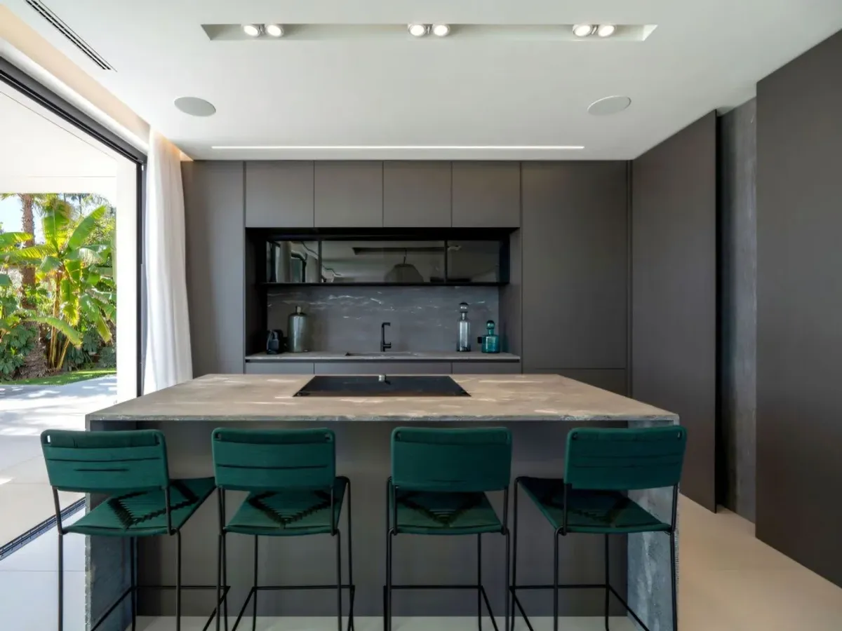 New 5 bedroom villa for sale close to the beach in Carib Playa, East Marbella on the Costa del Sol