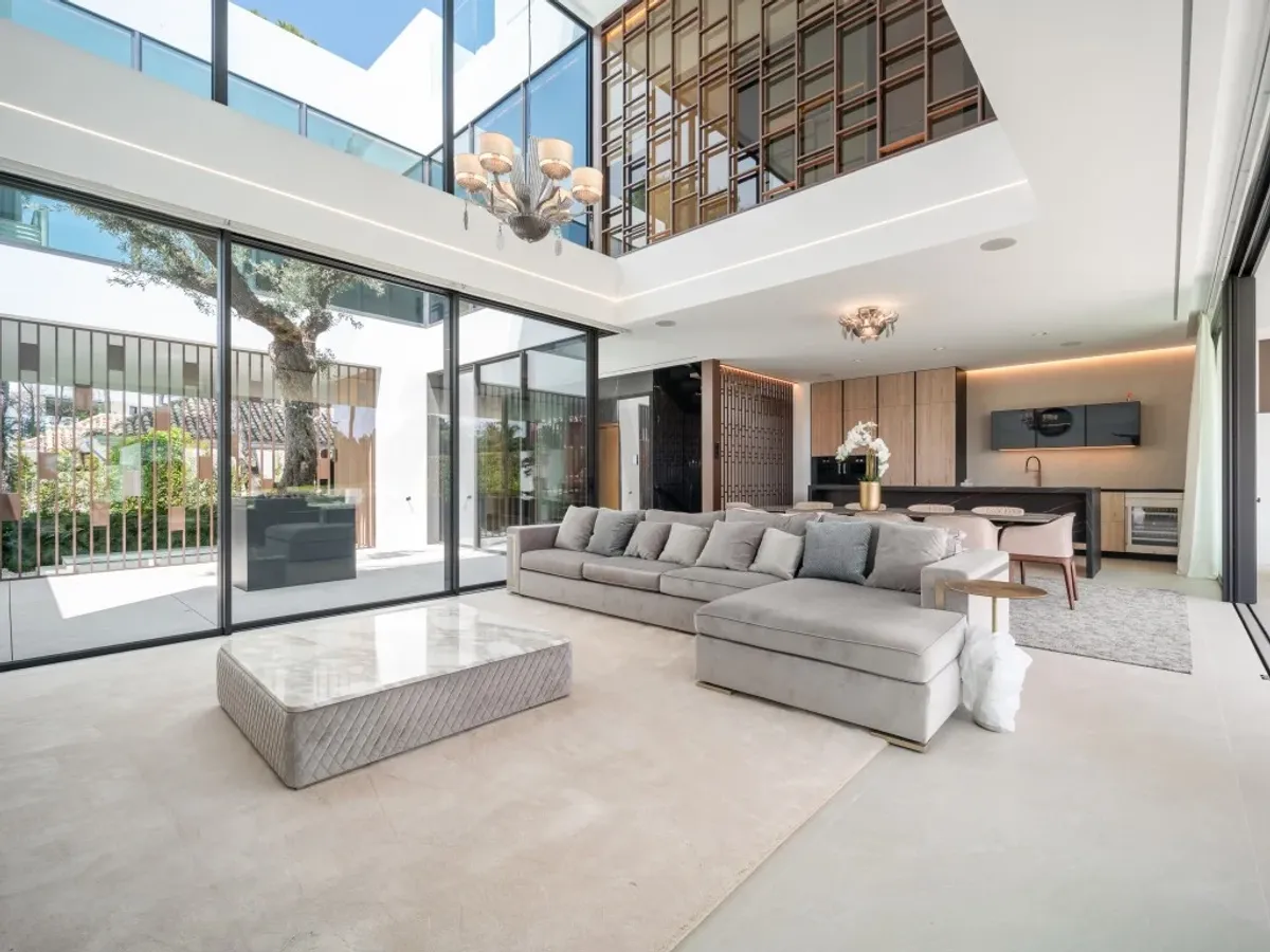 4 bedroom semi detached villa with private rooftop pool, Marbella Golf Valley, Nueva Andalucia