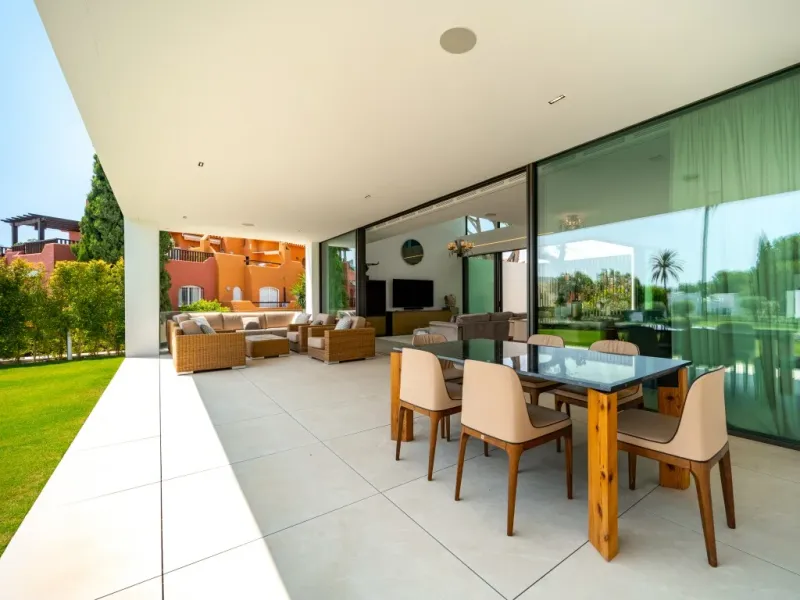 4 bedroom semi detached villa with private rooftop pool, Marbella Golf Valley, Nueva Andalucia