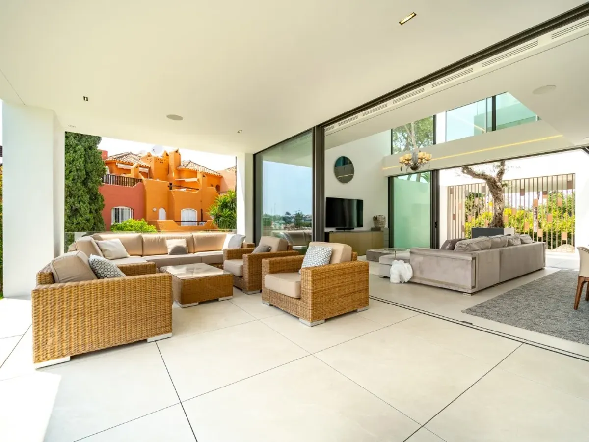 4 bedroom semi detached villa with private rooftop pool, Marbella Golf Valley, Nueva Andalucia
