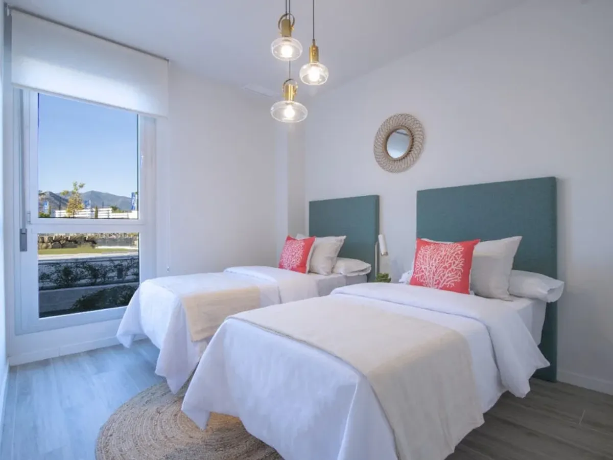 Modern Apartment in Cancelada with indoor pool and restaurant onsite