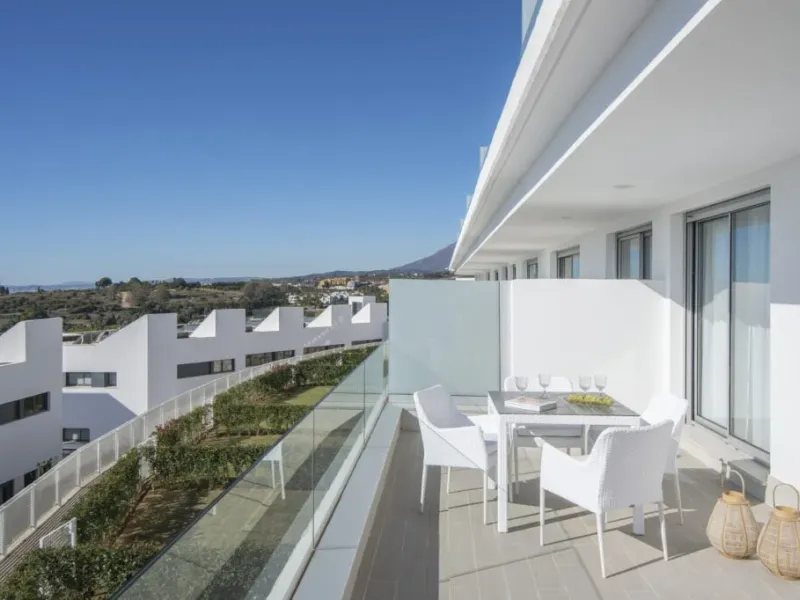 Modern Apartment in Cancelada with indoor pool and restaurant onsite