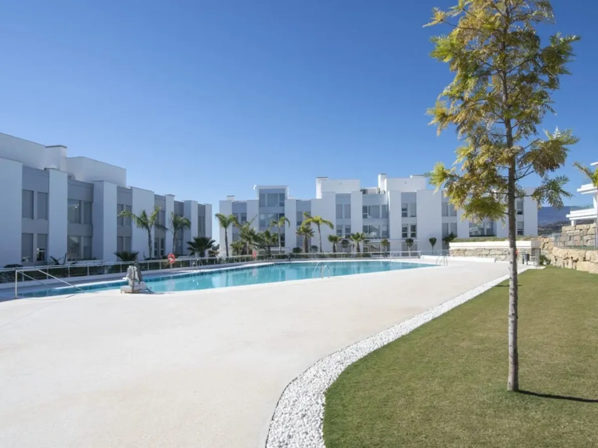 Modern Apartment in Cancelada with indoor pool and restaurant onsite