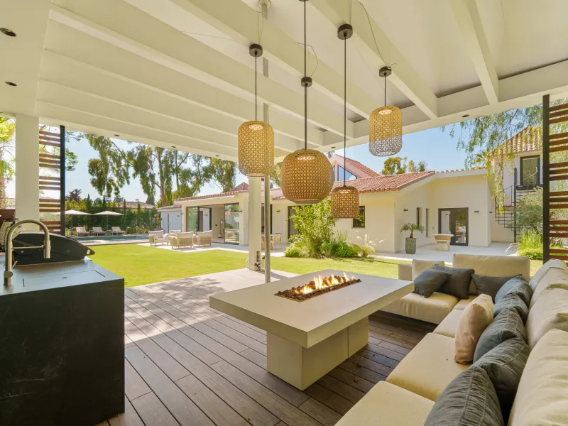Bali style modern villa for sale in Puerto Banus Marbella