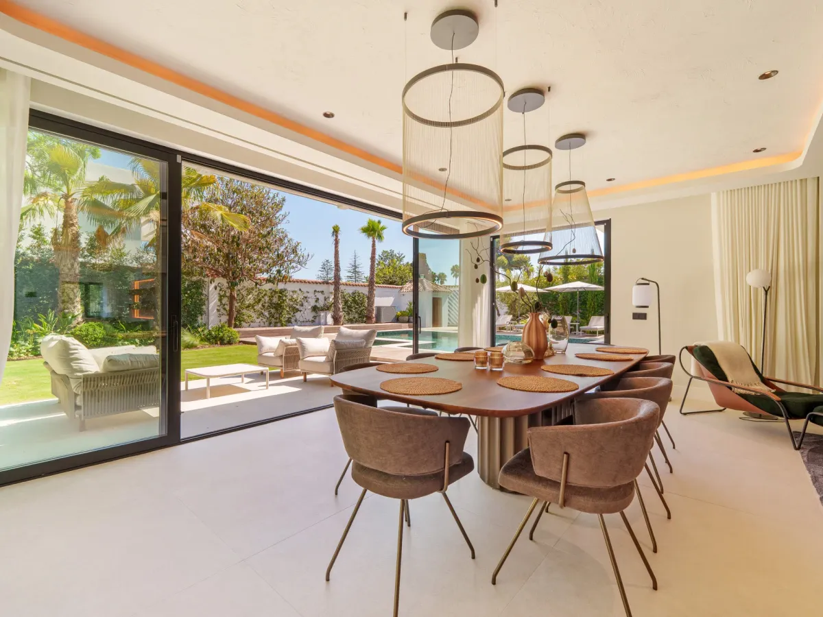 Bali style modern villa for sale in Puerto Banus Marbella